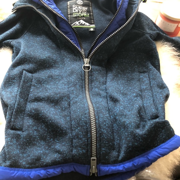 Mint SuperDry Storm hooded jacket in men’s SZ Medium!!! - Picture 4 of 16